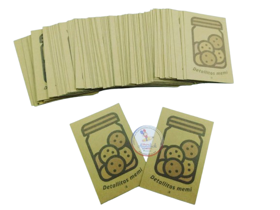 STICKER KRAFT CUADRADOS