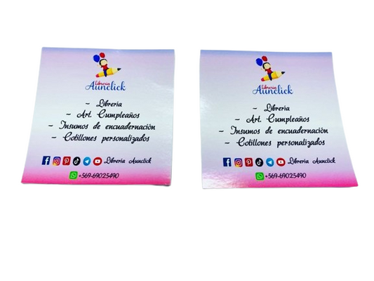 TARJETONES FOTOGRAFICO