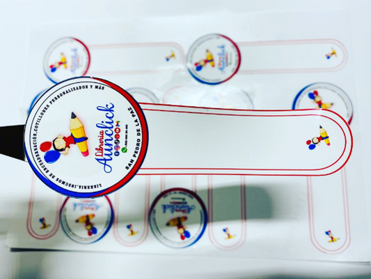 STICKER PARA FRASCO