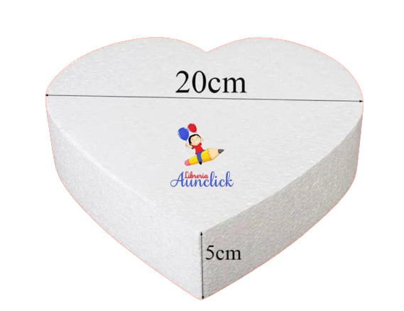 CORAZON Y CIRCULO EN PLUMAVIT