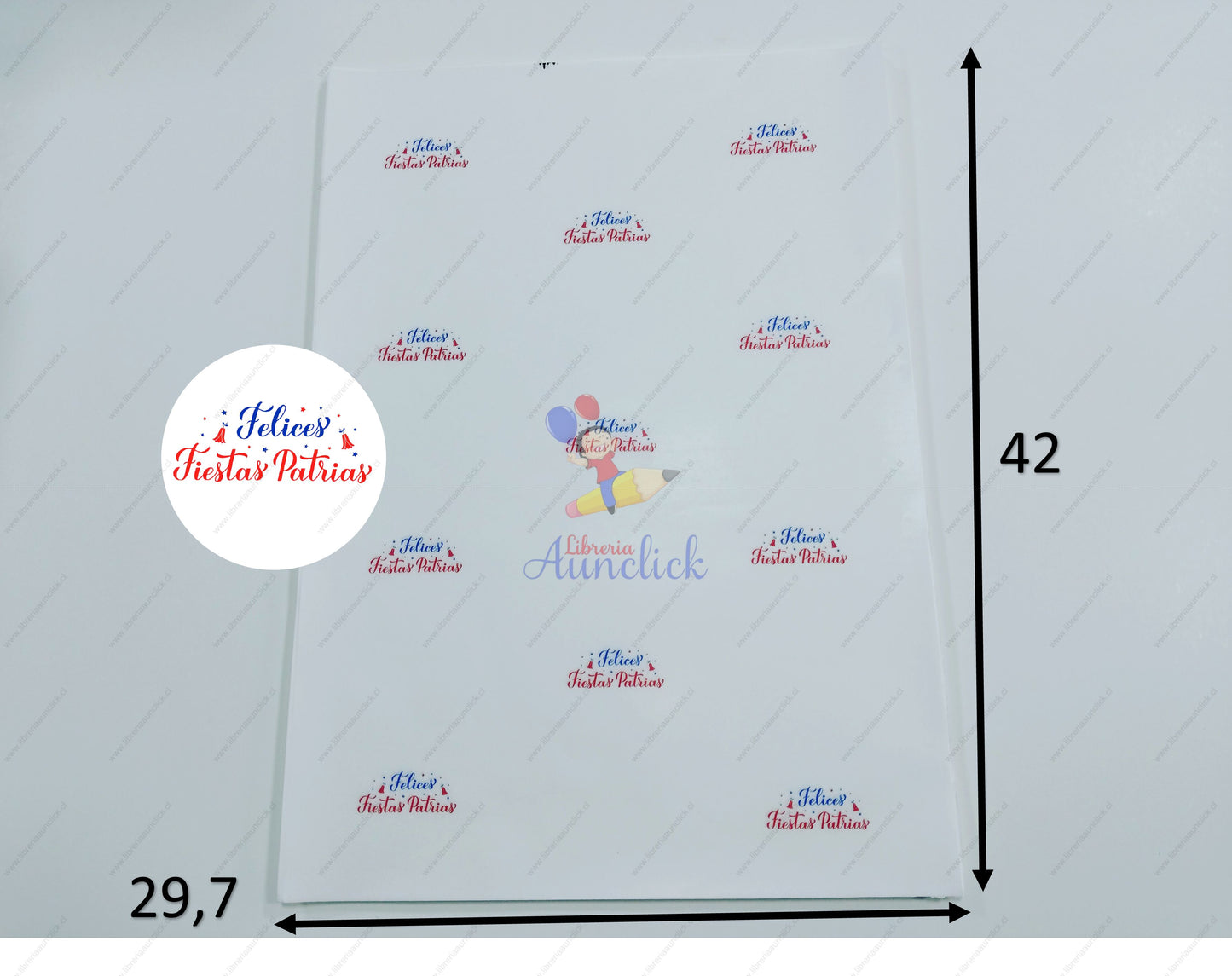 PAPEL MANTEQUILLA PERSONALIZADO